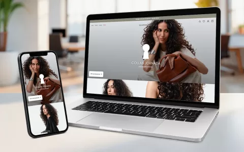 Site de Guarda Mundo apresentado em notebook e celular